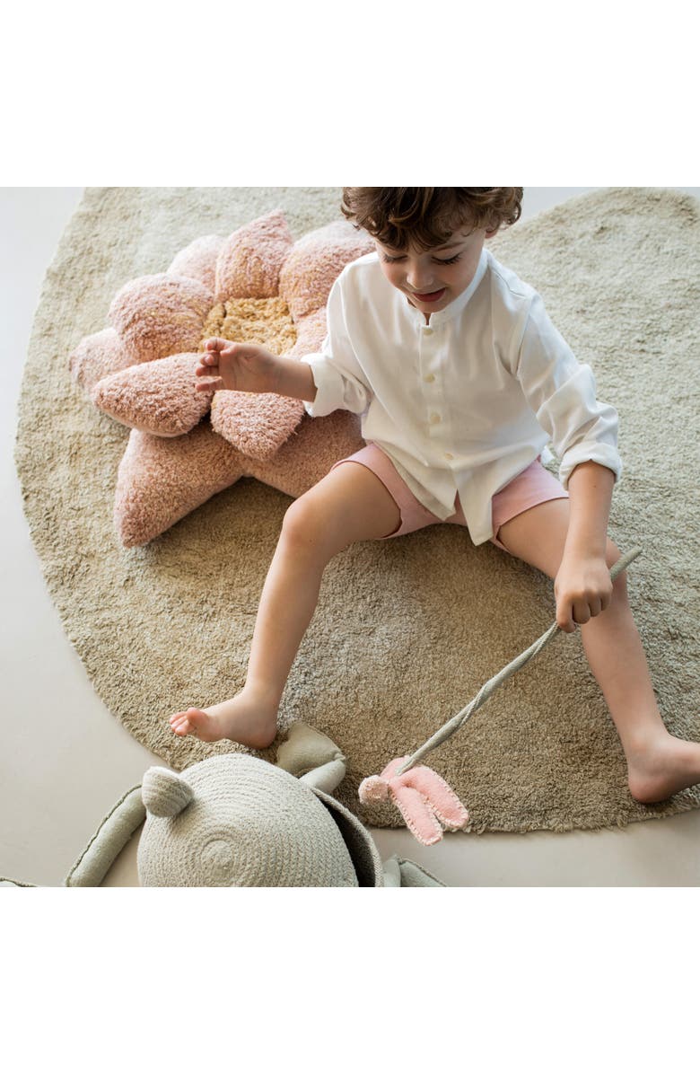 Lorena Canals Basket Fred the Frog, Alternate, color, Olive, Natural