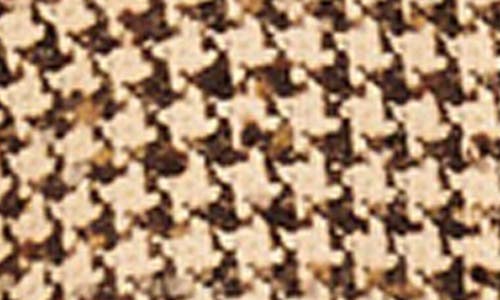 Sandro Gena High Waist Houndstooth Skirt In Brown