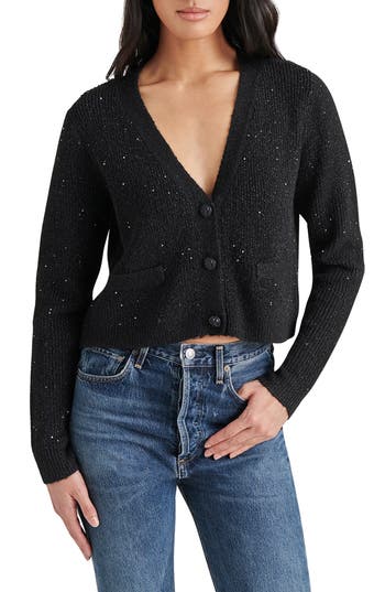 Steve Madden Aero Cardigan In Blue