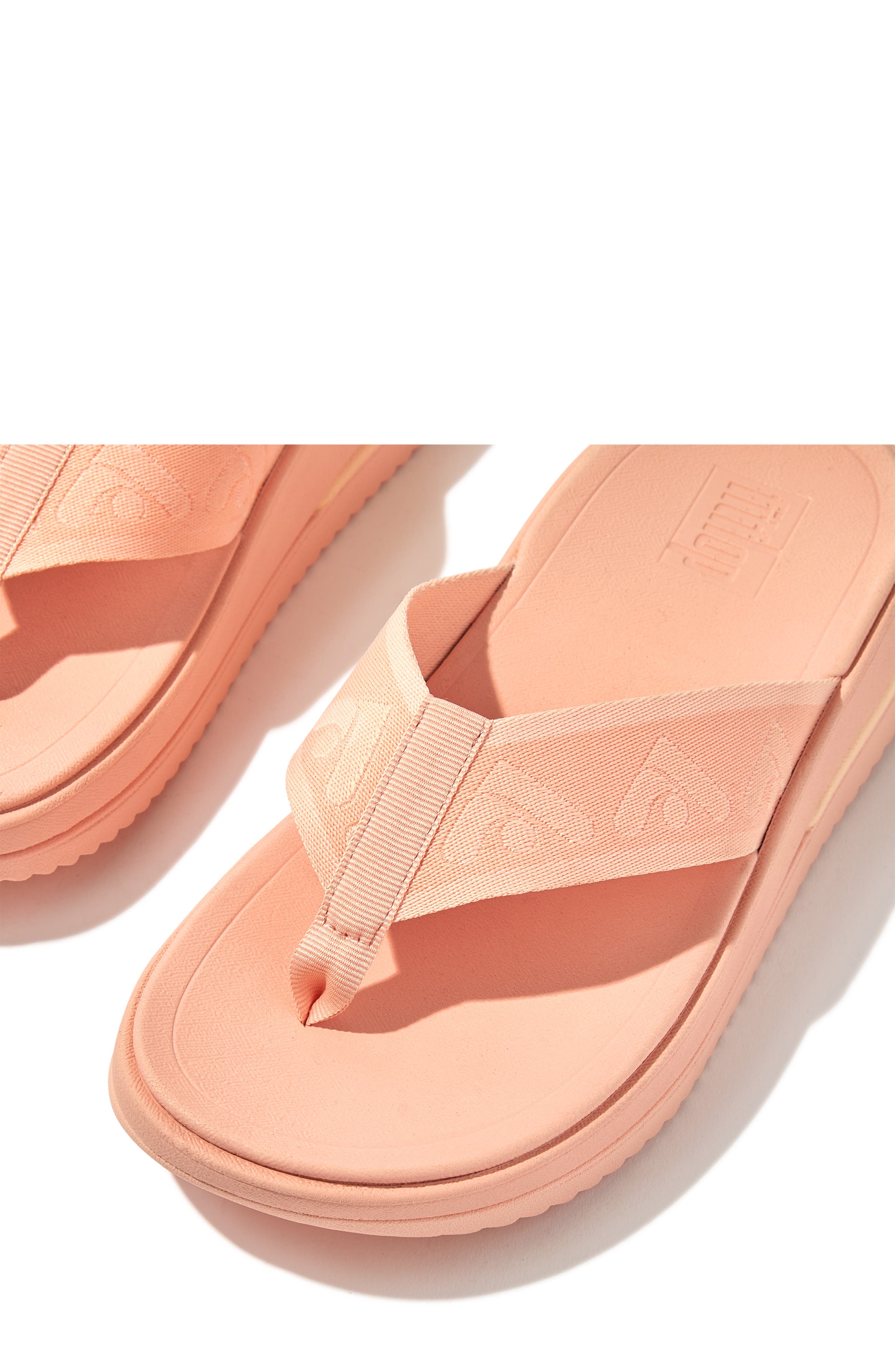 FitFlop Surff Webbing Toe Post Sandal, Alternate, color, Blushy