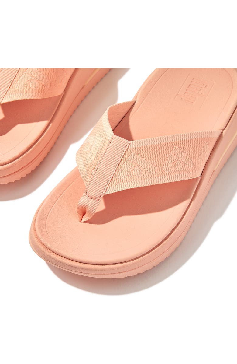 FitFlop Surff Webbing Toe Post Sandal, Alternate, color, Blushy