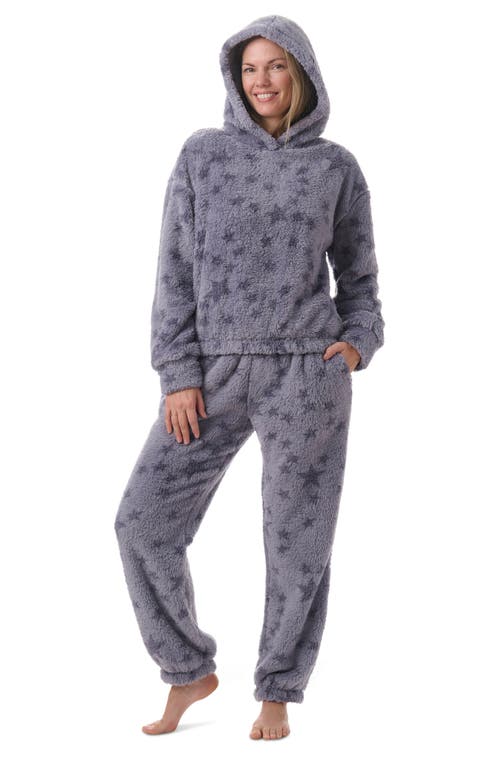 Splendid High Pile Fleece Pajamas In Star Toss