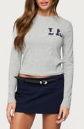 EDIKTED LA Long Sleeve T-Shirt