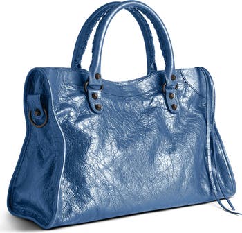 Medium Le City Leather Satchel