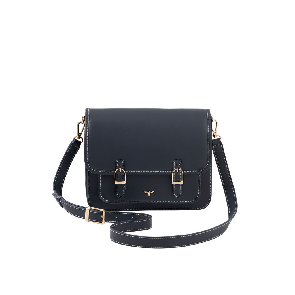 Fable England Ditsy Satchel In Blue