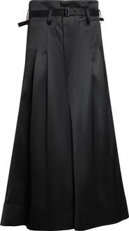 Junya Watanabe Pleated Cuffed Wide Leg Pants
