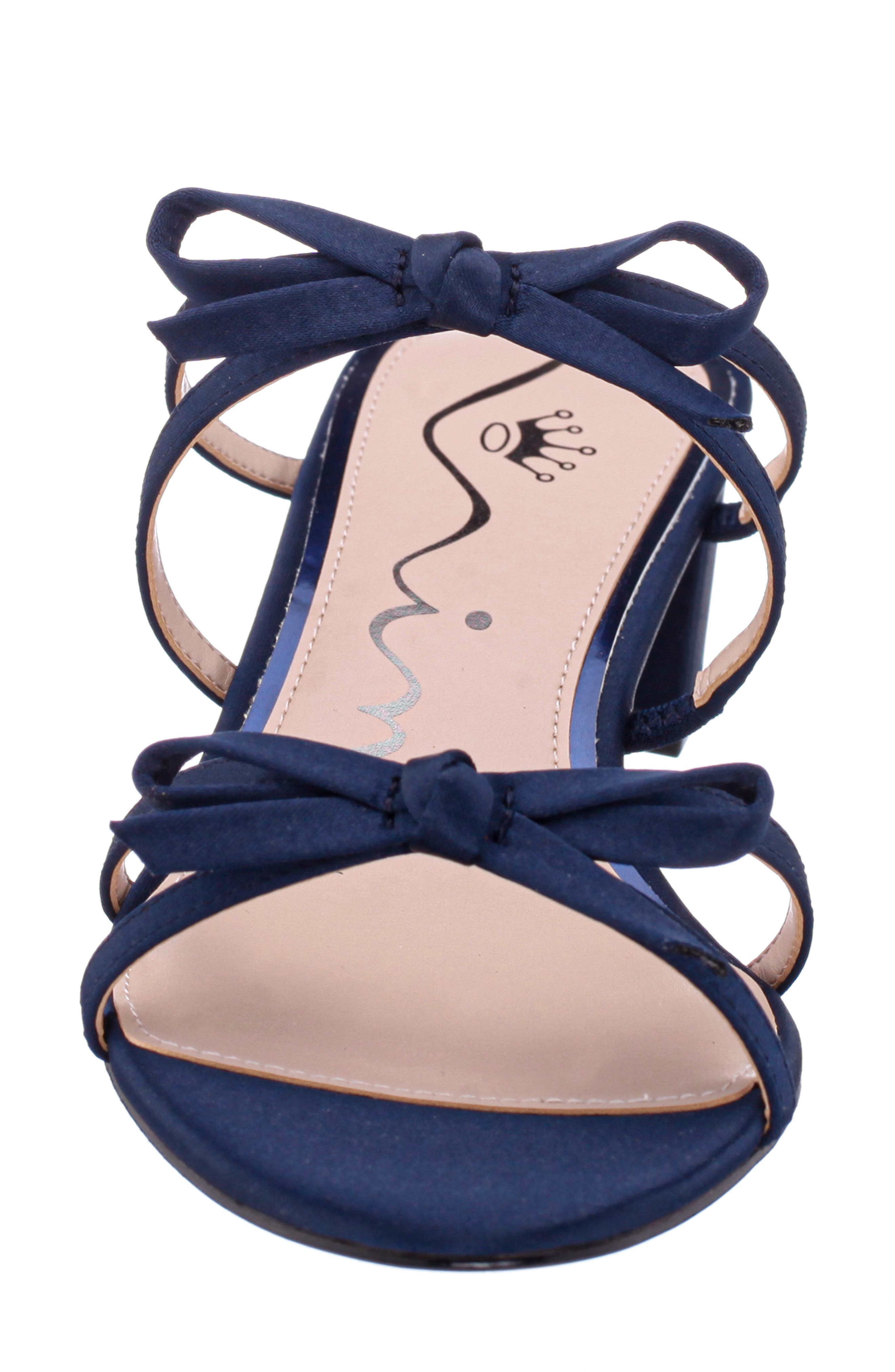 Nina Gaby Slide Sandal, Alternate, color, New Navy