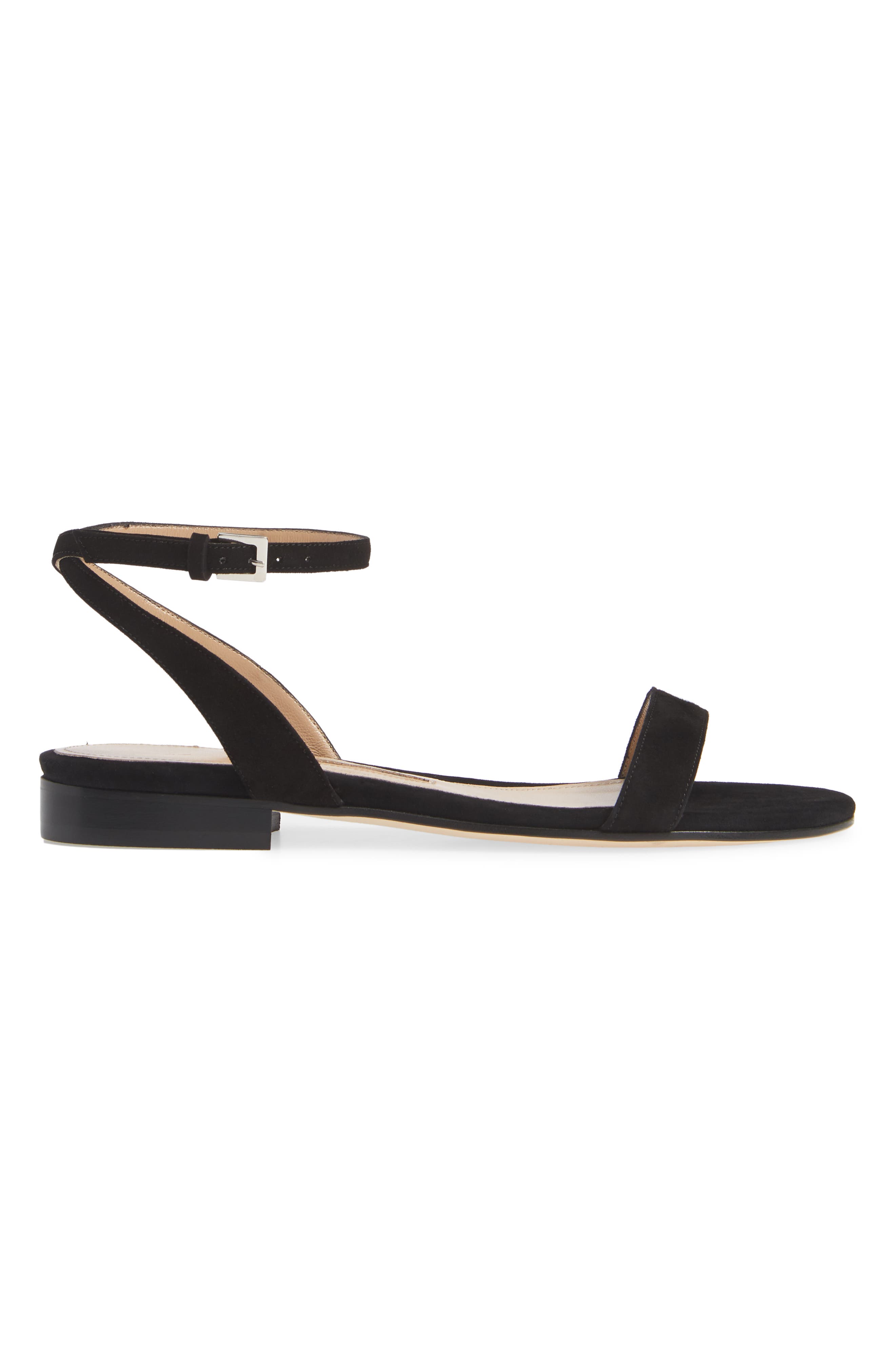 Emme Parsons One Ankle Strap Flat Sandal, Alternate, color, 
