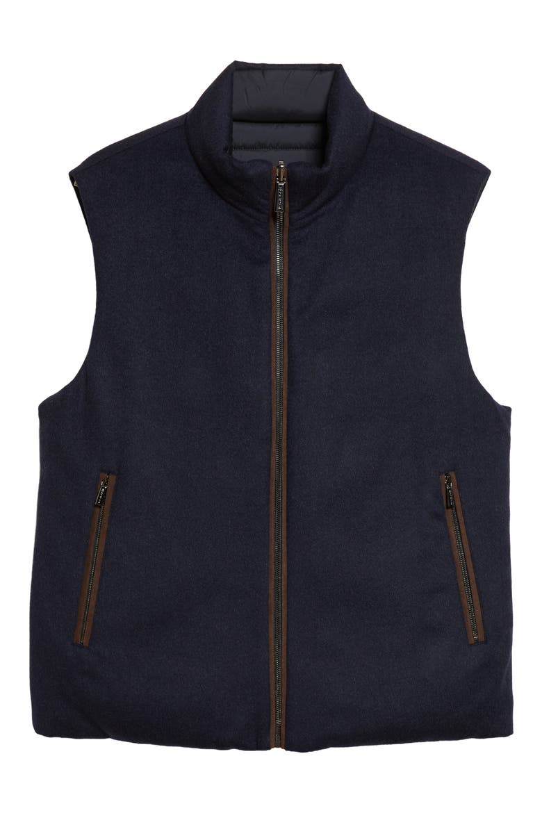 Falieri Wool Blend Vest, Main, color, BLUE GREY