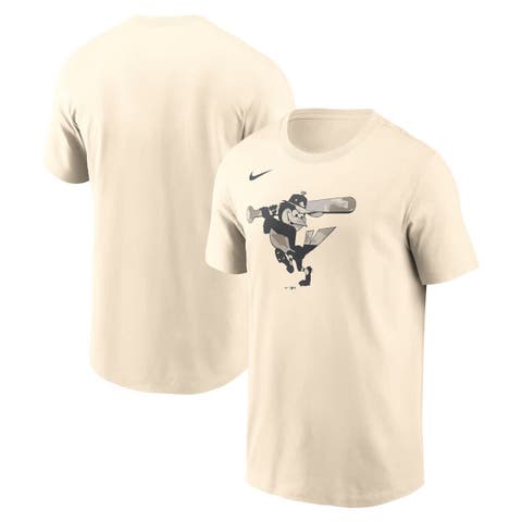 Men's Nike Cream Baltimore Orioles Camo Logo T-Shirt
