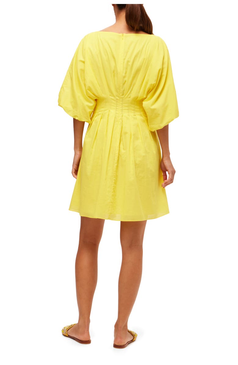 Trina Turk Gian 2 Pleated A line Dress, Alternate, color, Desert Sun