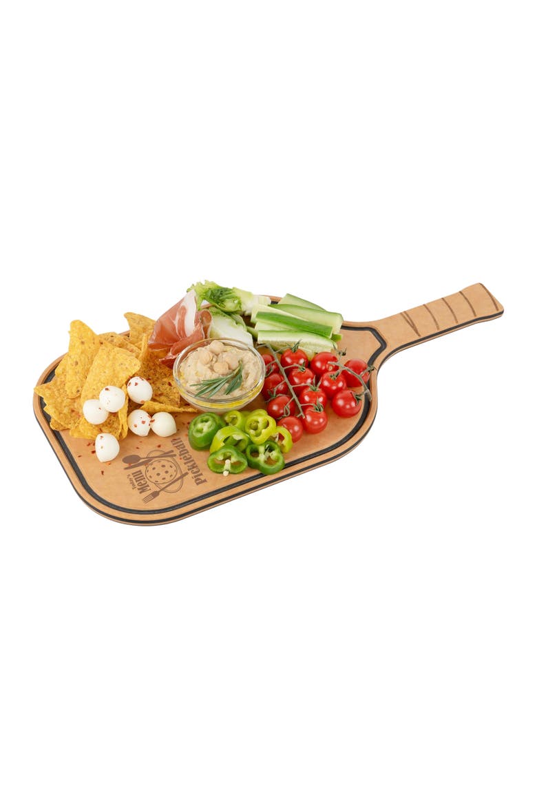 Pickleball Charcuterie Cutting Board -"Just One More Game", Alternate, color, No Color