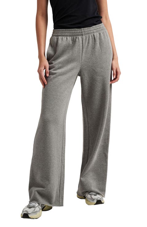 The Recycled Fleece Wide Leg Sweatpant