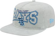New Era Men's New Era Gray Tampa Bay Rays Corduroy Golfer Snapback Hat