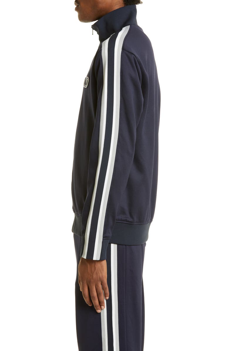 Valentino Garavani Embroidered Logo Side Stripe Track Jacket, Alternate, color,