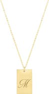 Set & Stones Stella Initial Necklace
