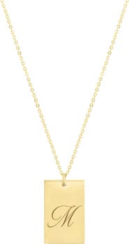 Set & Stones Stella Initial Necklace