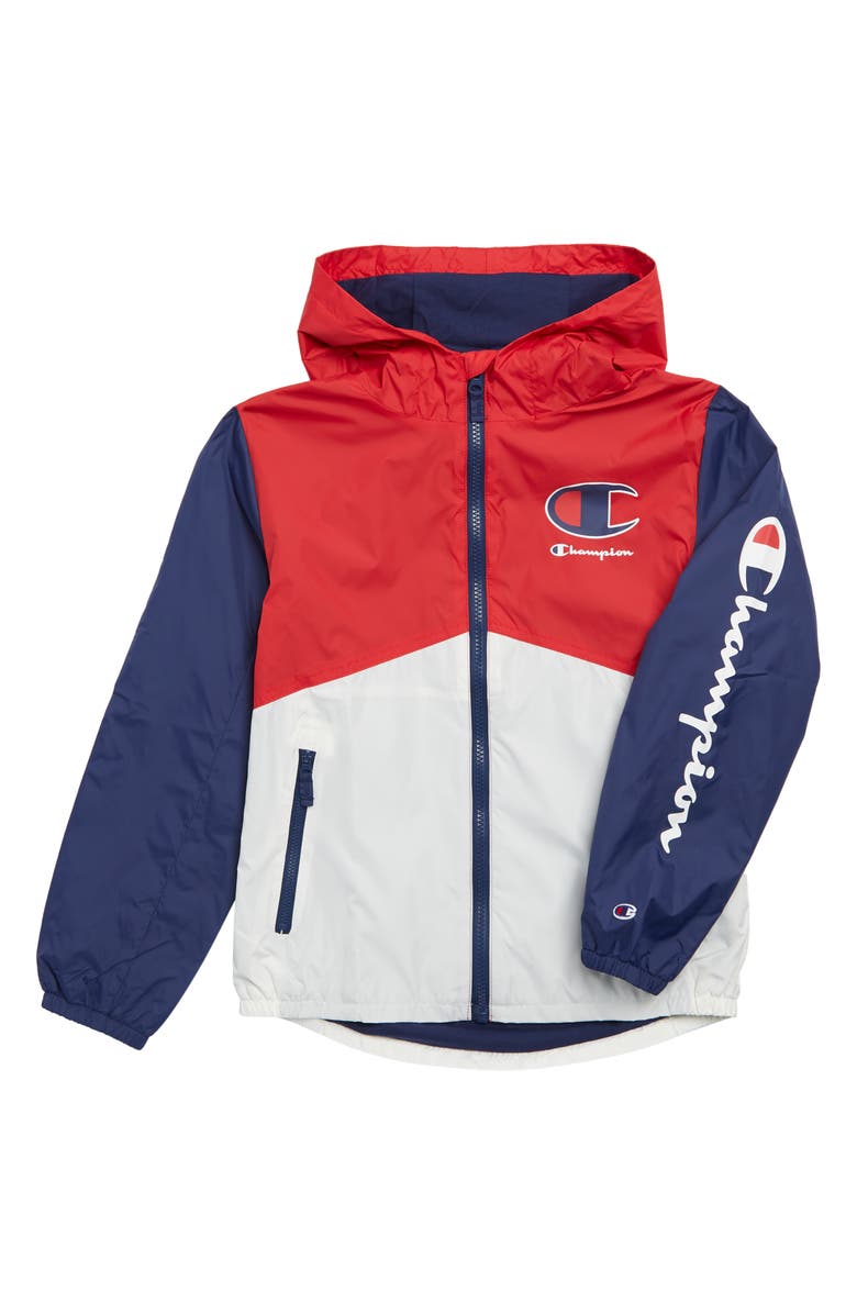 Champion Kids' Colorblock Windbreaker, Main, color,