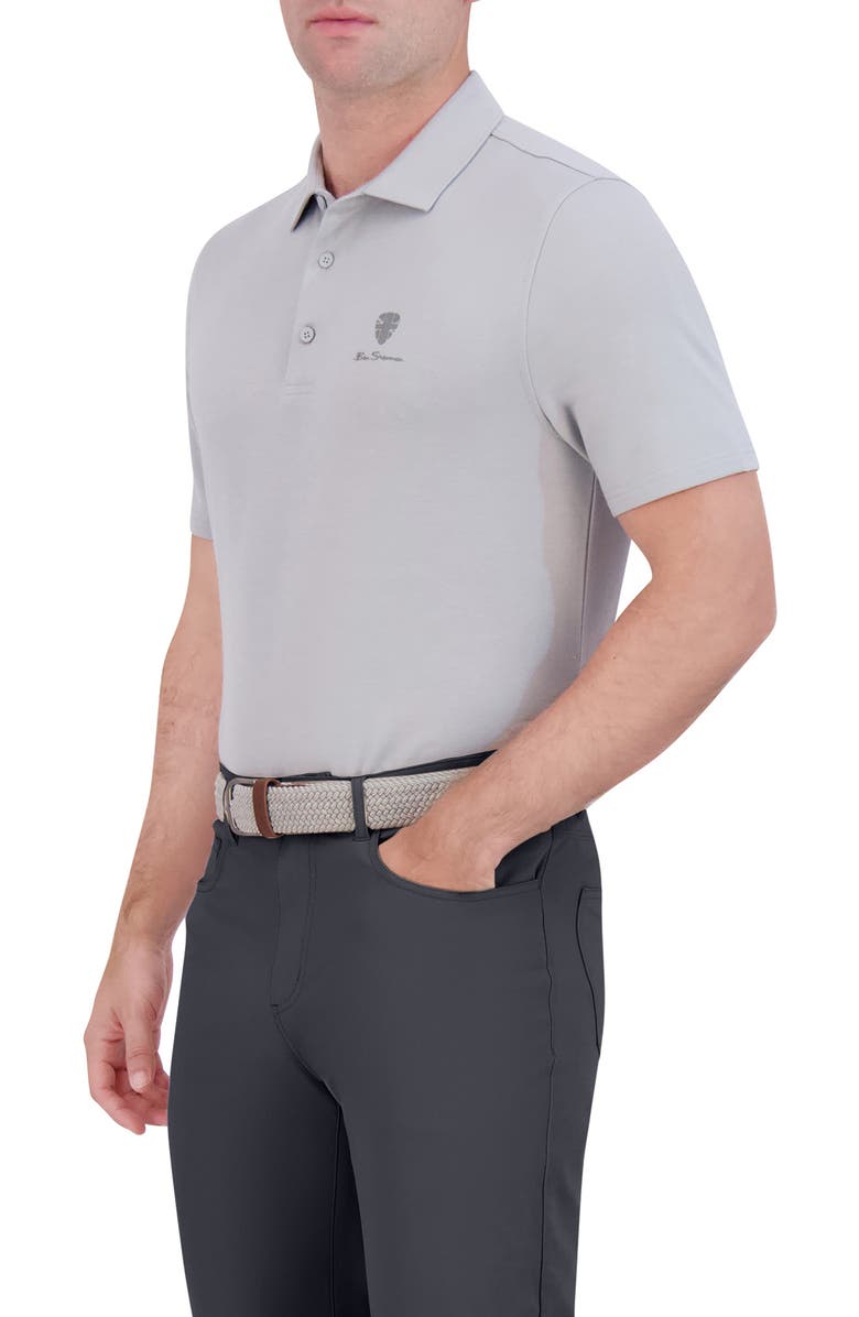 Ben Sherman Sports Fit Tech Jersey Polo, Alternate, color, Light Grey