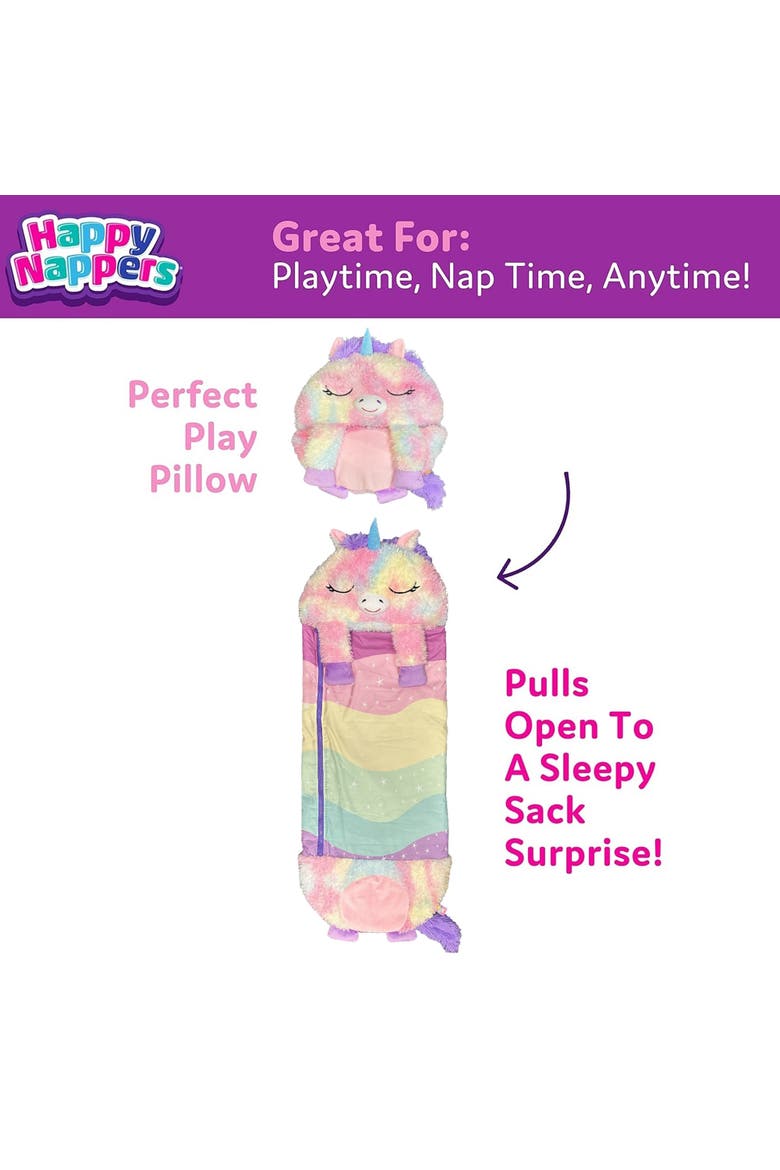Rainbow Unicorn Pillow & Sleepy Sack Large, Alternate, color, Multicolored