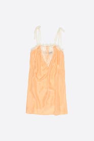 Bimba y Lola Short Silk Strappy Dress