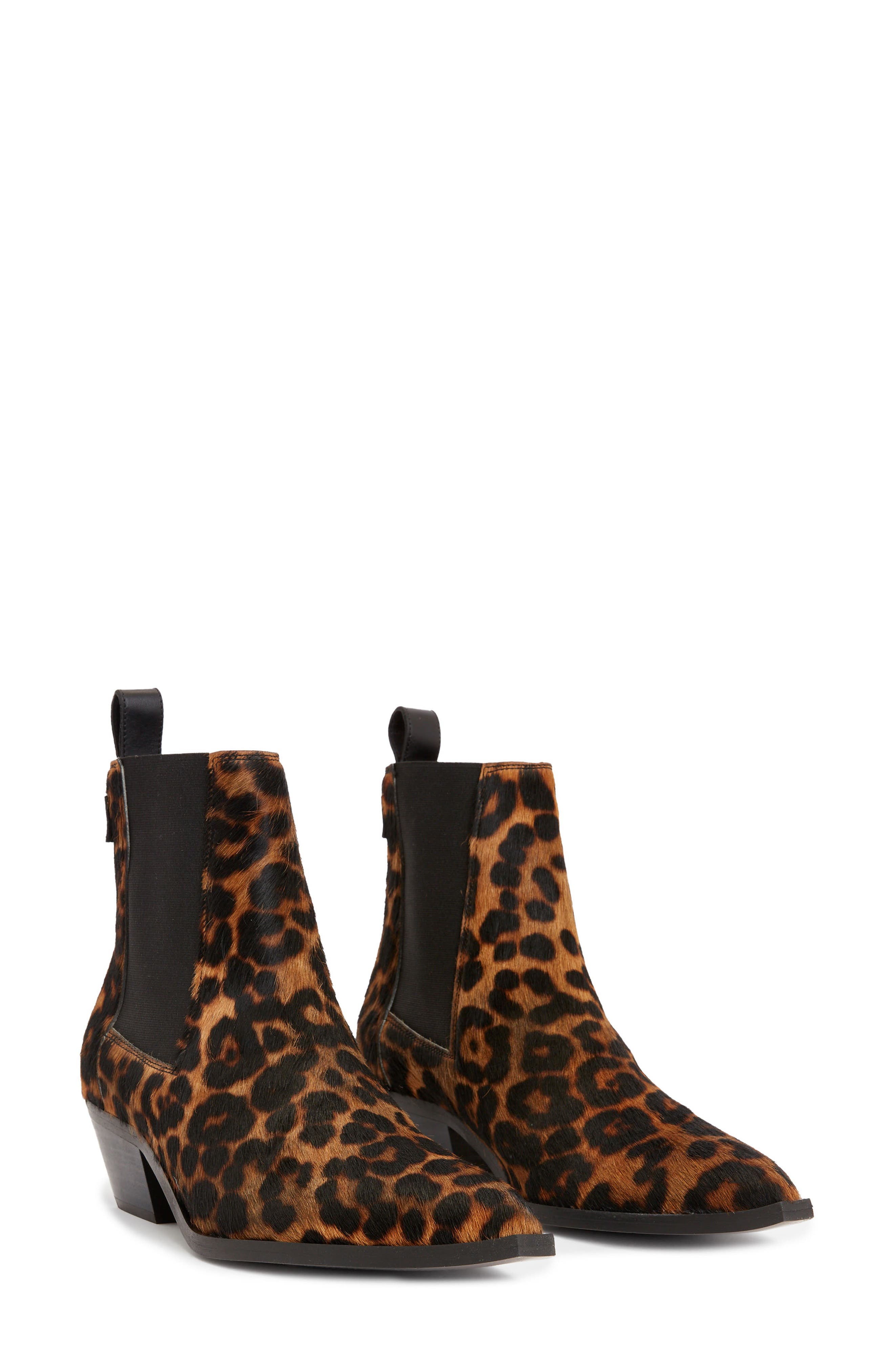 AllSaints Fox Genuine Calf Hair Chelsea Boot, Main, color, 
