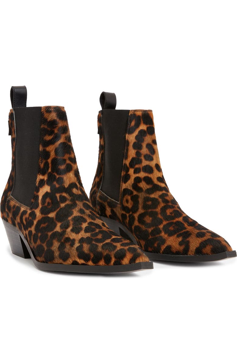 AllSaints Fox Genuine Calf Hair Chelsea Boot, Main, color,