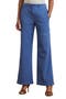 Wide Leg Cotton Twill Pants