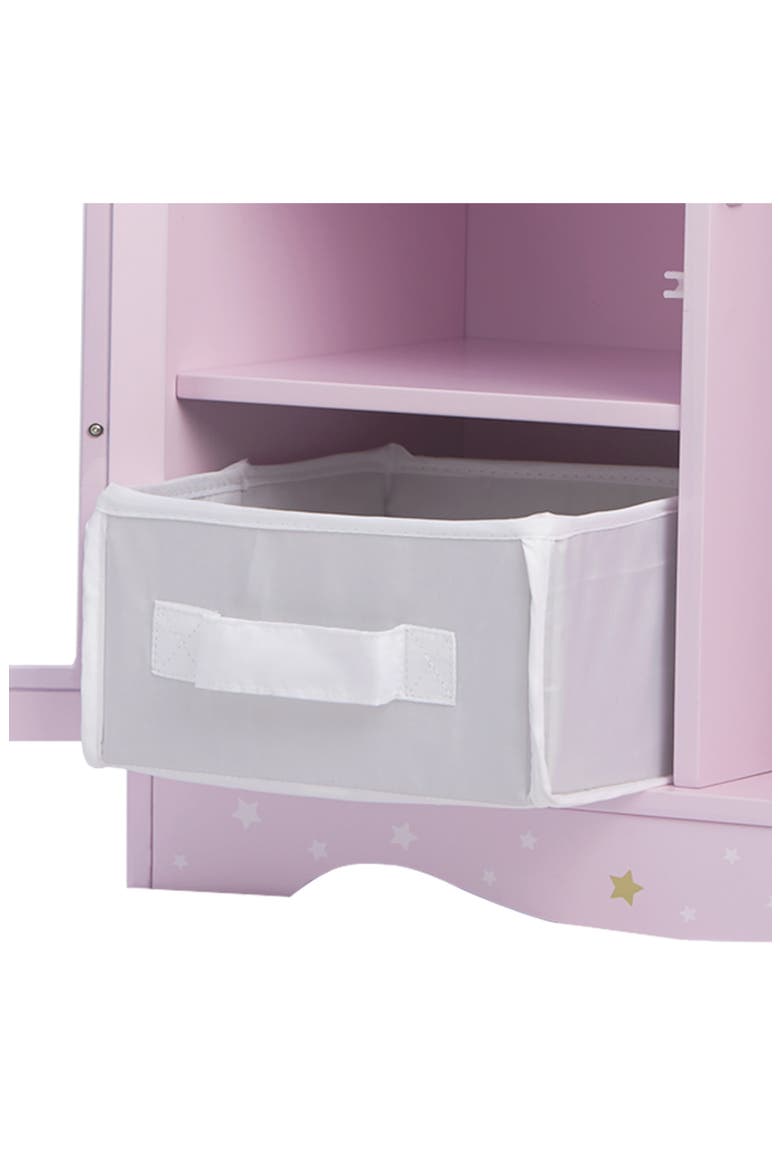 Olivia's Little World Twinkle Stars Princess Fancy Doll Closet, Alternate, color, PURPLE/ WHITE
