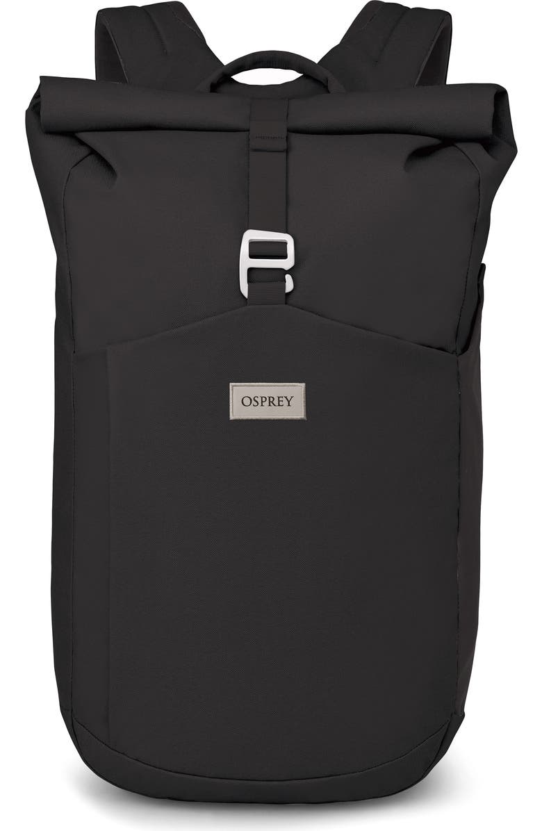 Osprey Arcane 24-Liter Roll Top Backpack, Main, color, Black