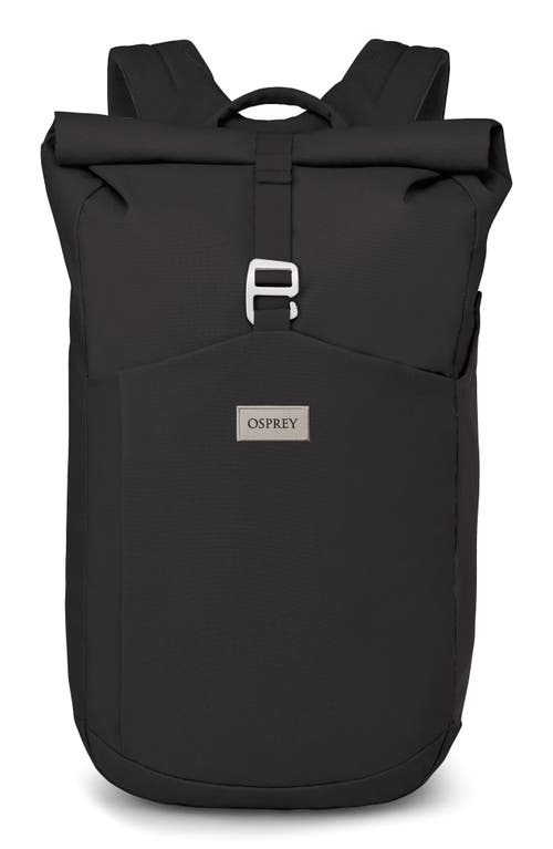 Osprey Arcane 24l Roll Top Backpack In Black