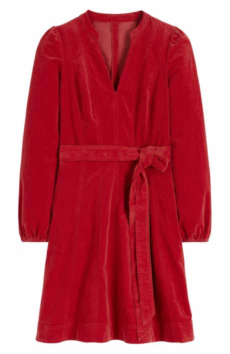 Boden Ros Long Sleeve Corduroy Dress