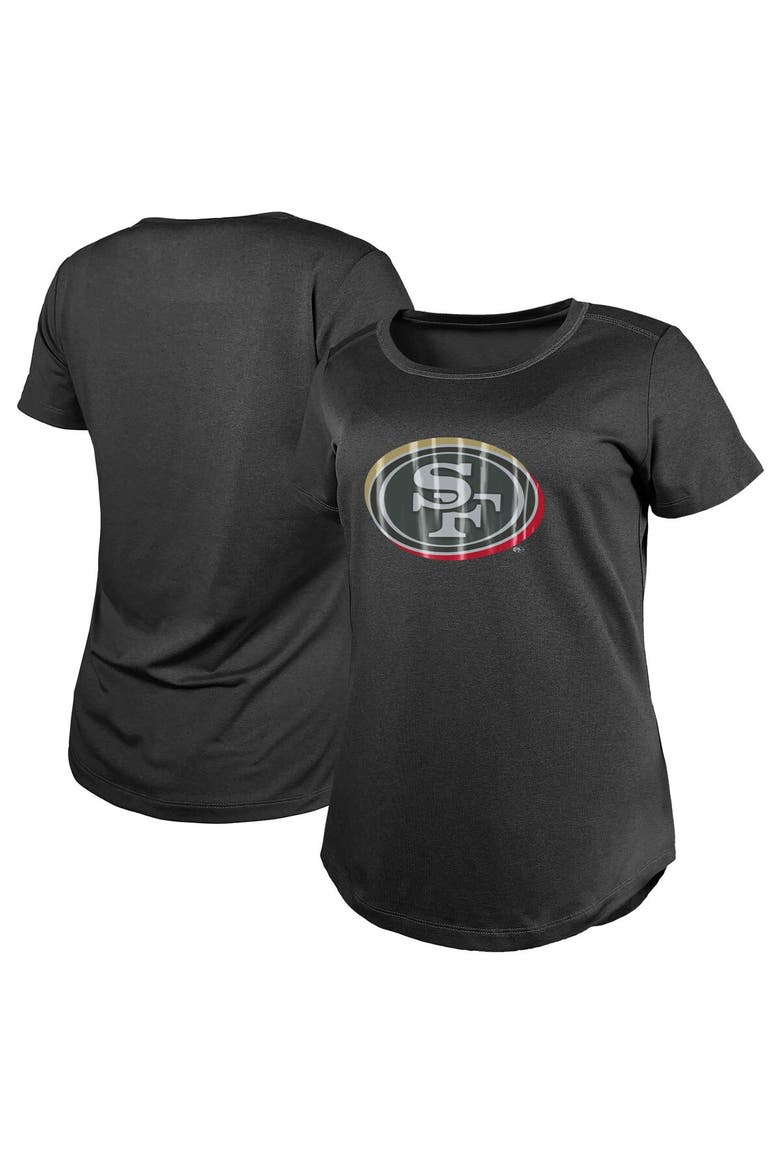 Women's New Era  Charcoal San Francisco 49ers 2024 NFL Draft T-Shirt, Main, color, Charcoal