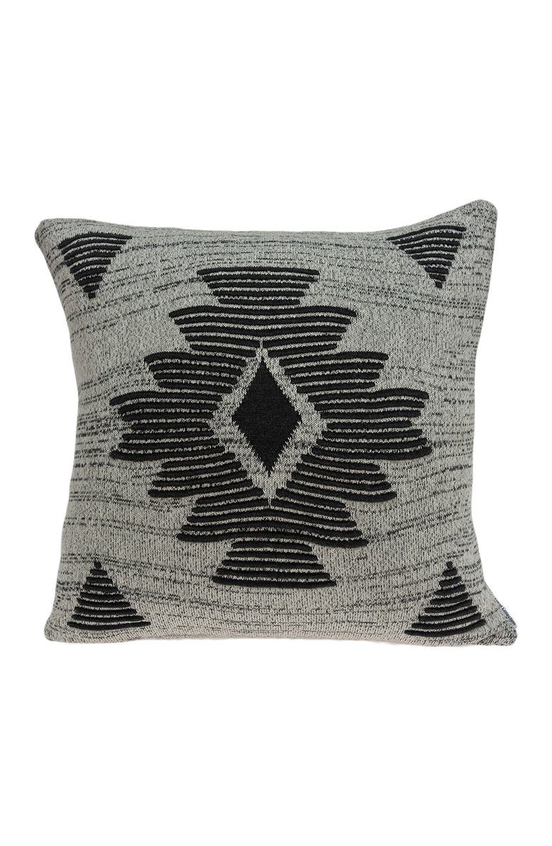 PARKLAND COLLECTION Shosa Southwest Pillow - 20" x 20" - Grey, Main, color, Grey