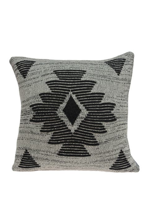 Shosa Southwest Pillow - 20" x 20" - Grey