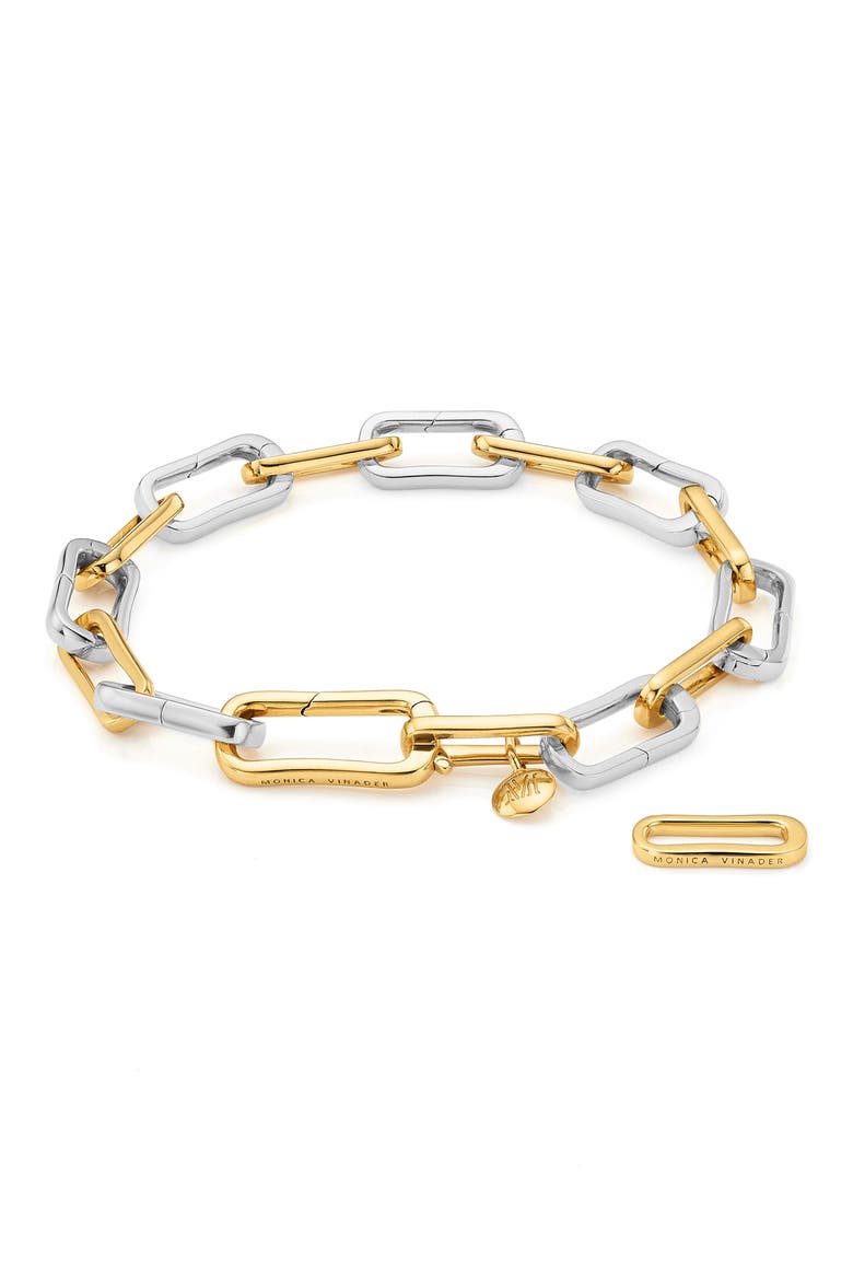 Alta Capture Charm Bracelet, Main, color, 18K GOLD VERMEIL/SS