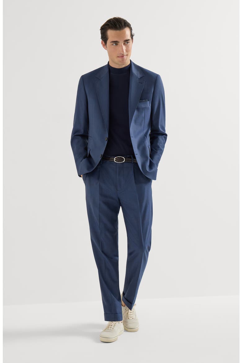 Prince of Wales blazer, Alternate, color, Blue