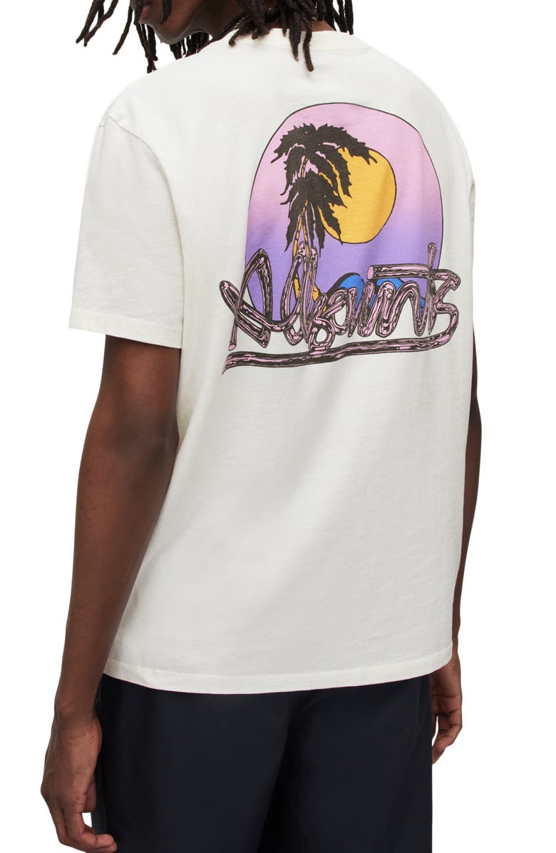 AllSaints Chroma Organic Cotton Graphic T-Shirt, Alternate, color, 