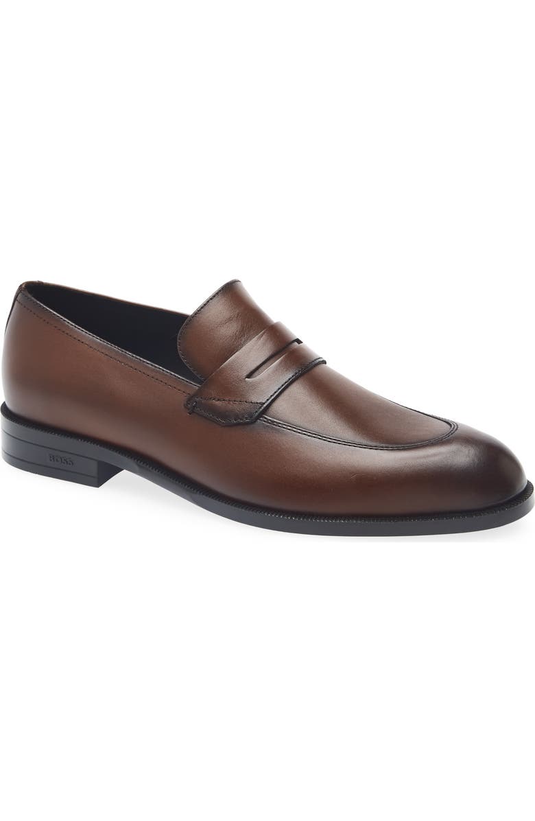 BOSS Tayil Loafer, Main, color, Dark Brown