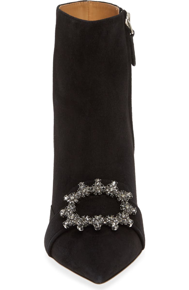 Tory Burch Crystal Buckle Bootie, Alternate, color,