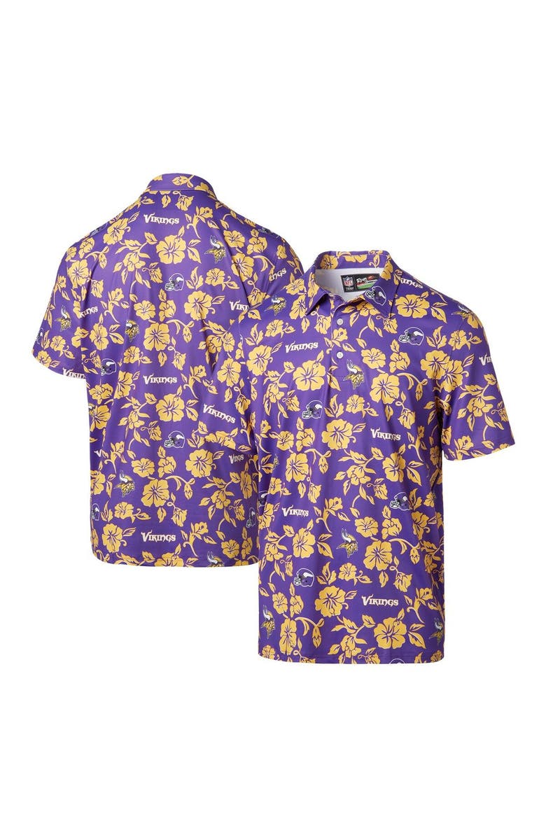 Reyn Spooner Men's Reyn Spooner Purple Minnesota Vikings Pua Performance Polo, Main, color, 