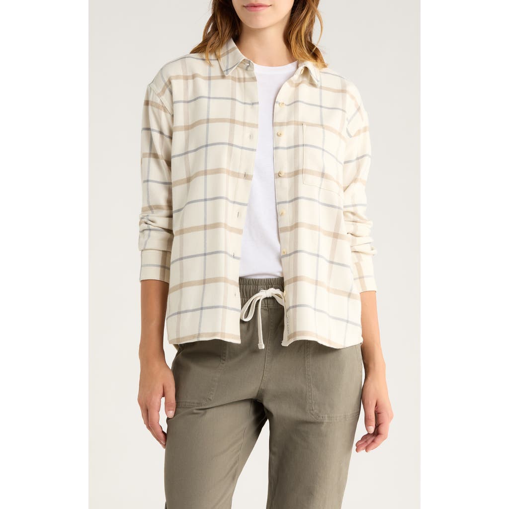 Free Fly Seawool Flannel Shirt In Neutral