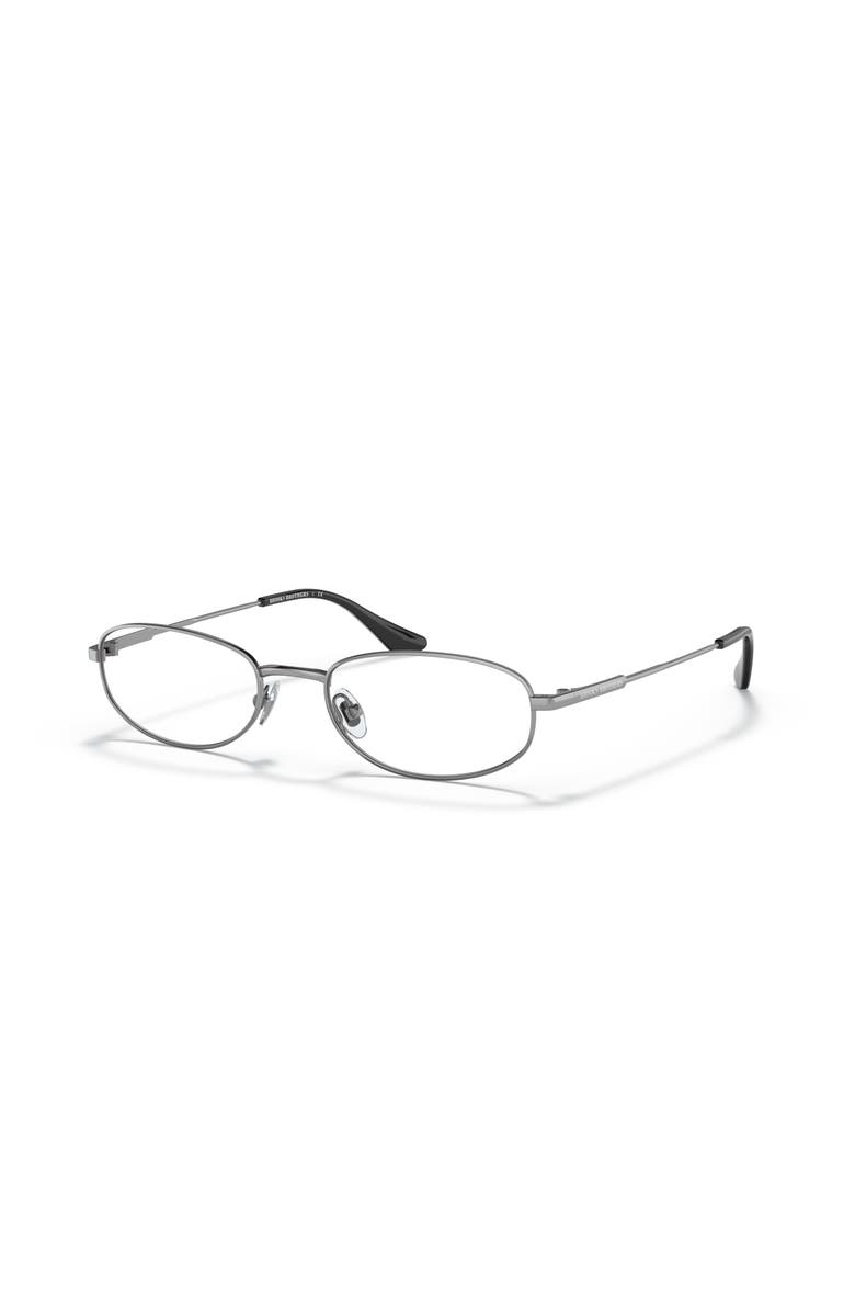Brooks Brothers 52mm Oval optical glasses, Main, color, Grey