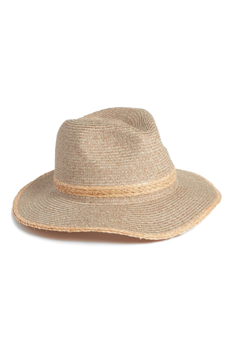 Packable Panama Hat, Main, color, NATURAL
