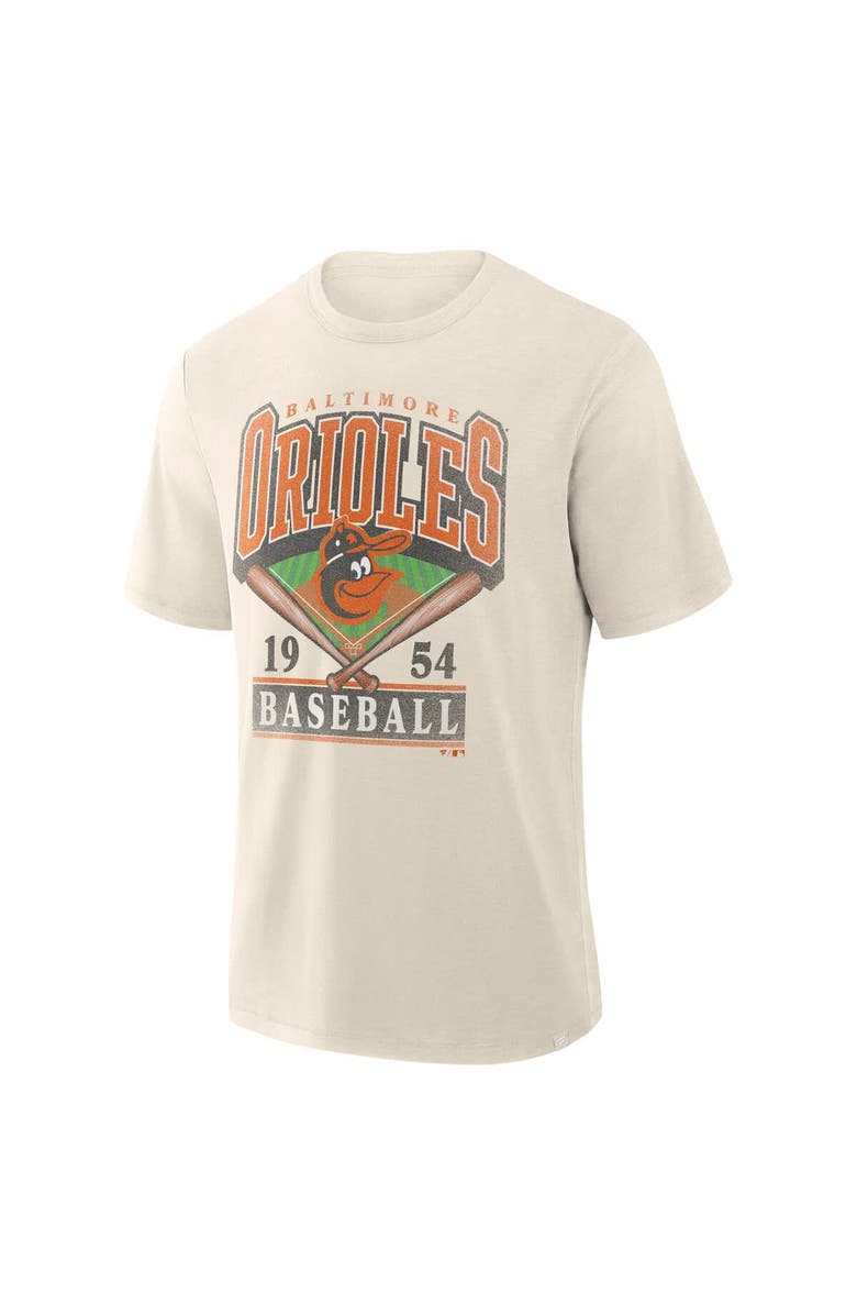 FANATICS Men's Profile Cream Baltimore Orioles Big & Tall Screen Print T-Shirt, Alternate, color, Cream