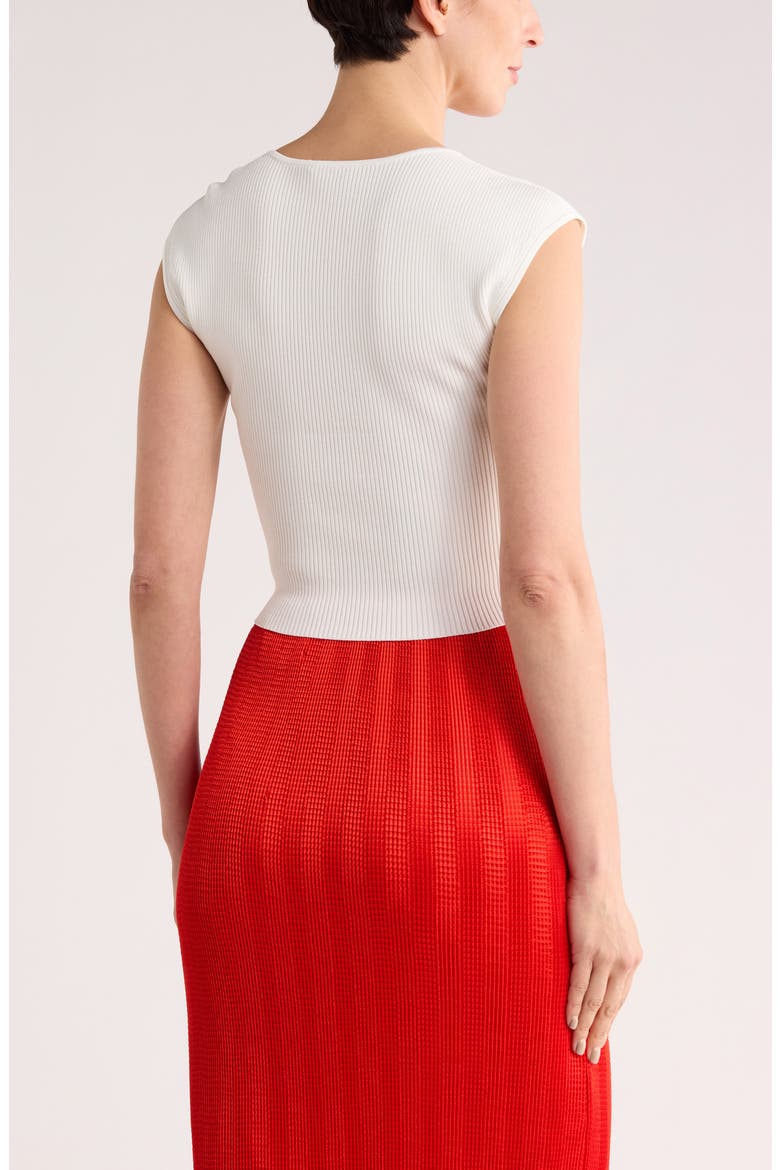 Abia Ribbed Crop Top, Alternate, color, WHITE