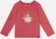 Deux par Deux Organic Cotton Teapot Graphic Jersey T-Shirt