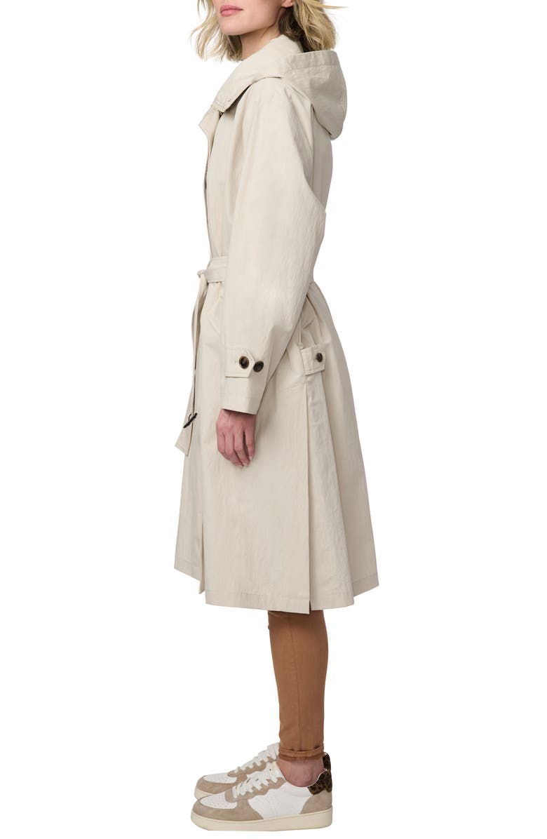Bernardo Recyled Cotton Blend Trench Coat, Alternate, color,