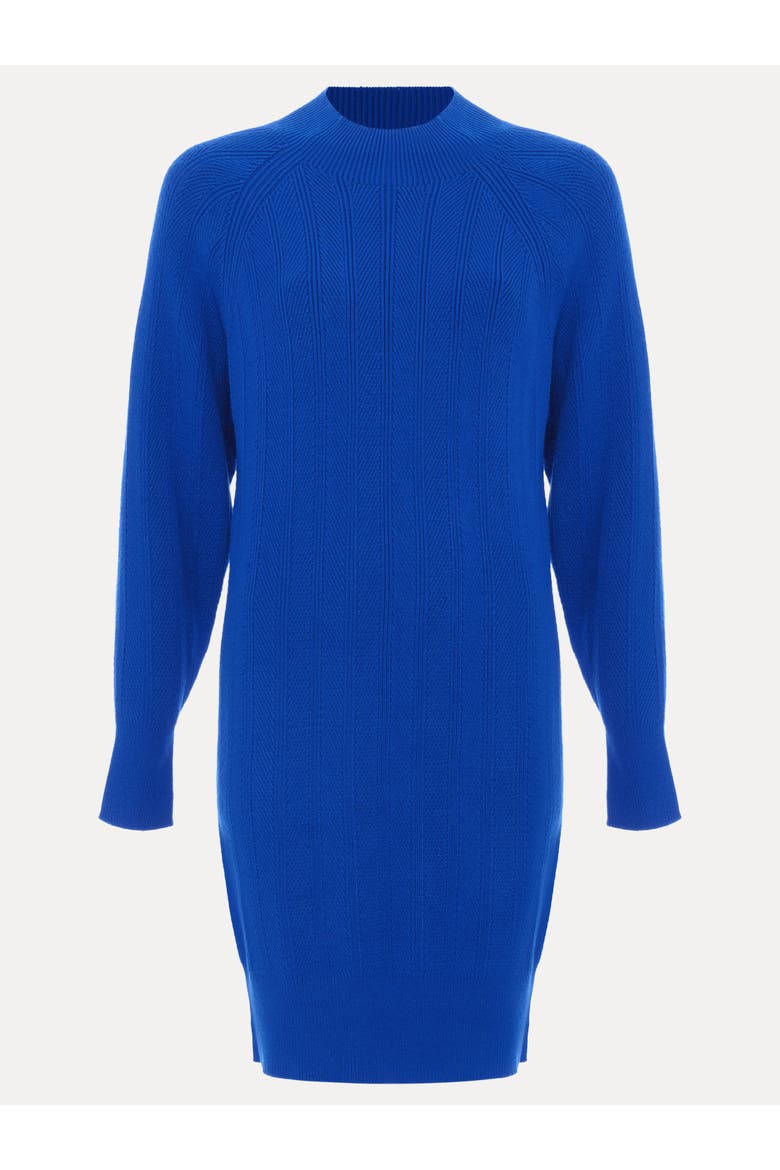 Eleana Textured Dress, Alternate, color, Blue