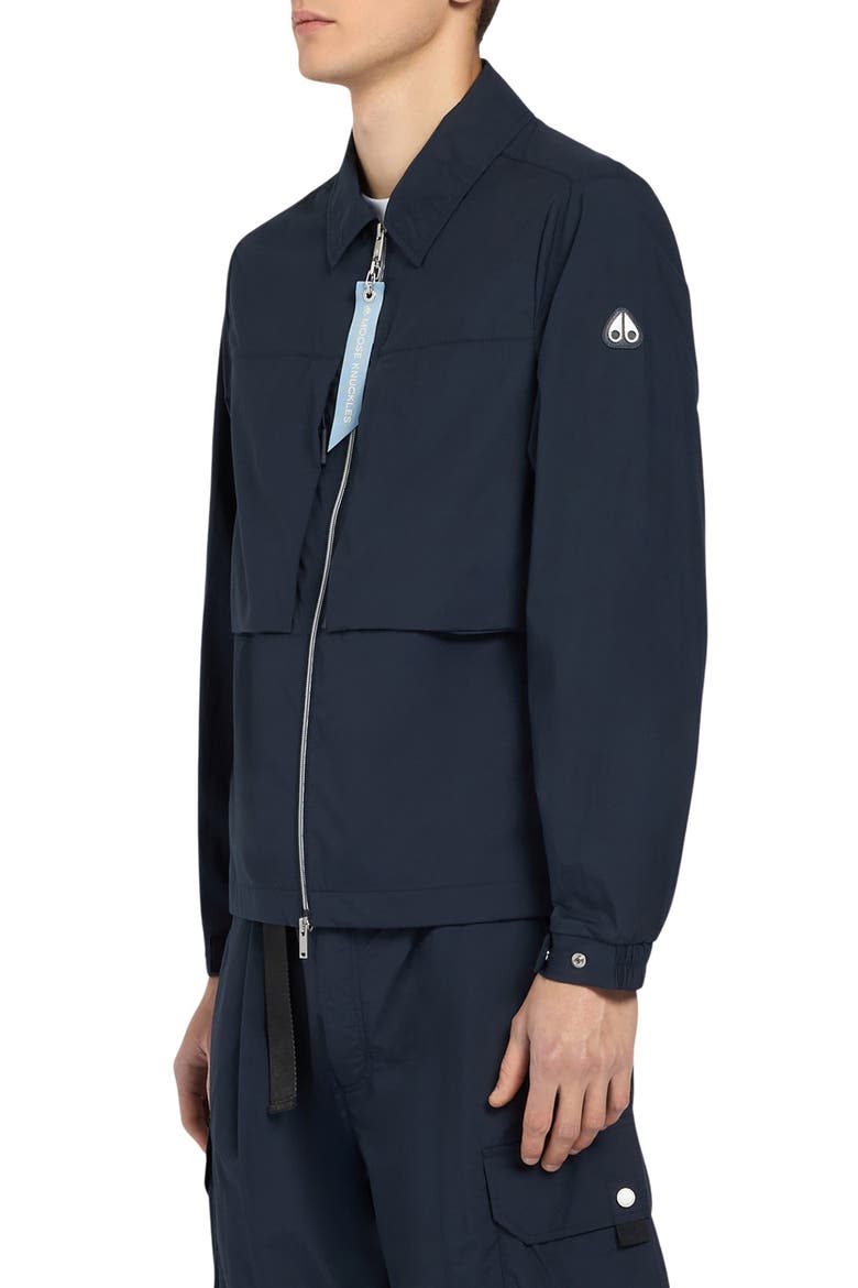 Waverly Water Repellent Stretch Shirt Jacket, Alternate, color, BLACK